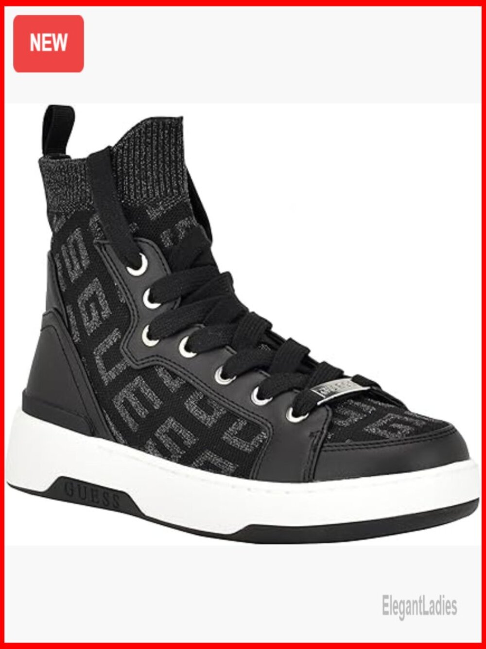 Stretch Knit Fashion Sneakers, Lightweight Cushioning, Durable Traction,